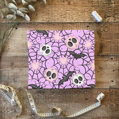 Skull Love Stoffballen gefaltet, French Terry und Rib Jersey Meterware für Kindermode zum Nähen