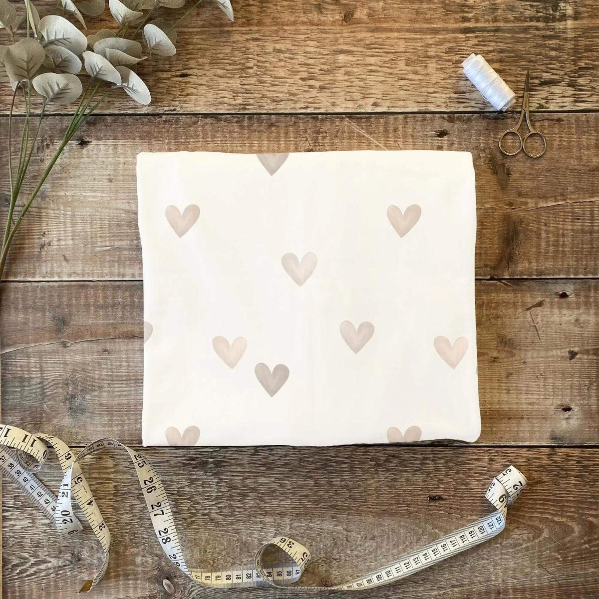 Herzenszart Stoffballen gefaltet, French Terry und Rib Jersey Meterware für Kindermode zum Nähen