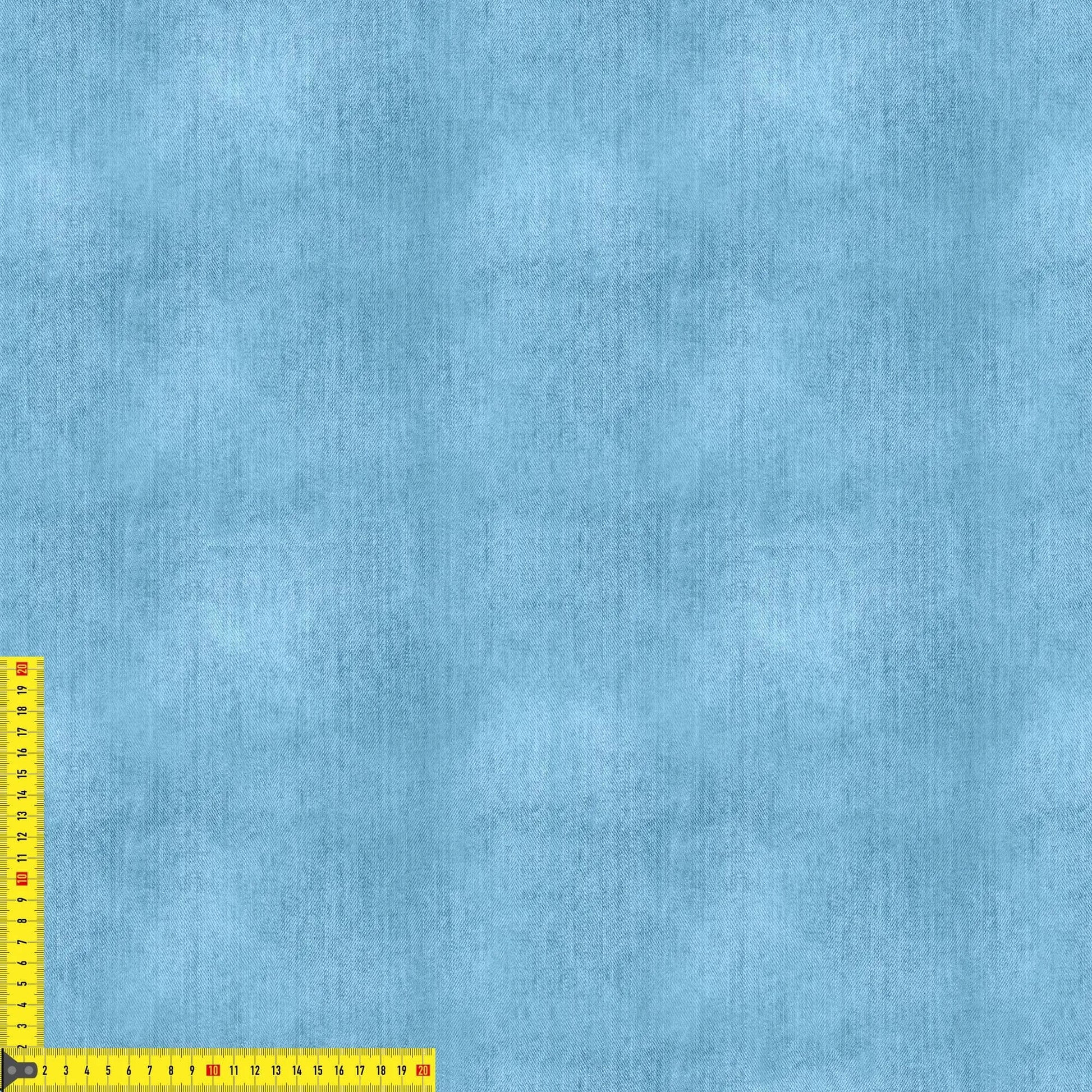 Denim Blau Kombistoff auf Jersey – sanfte Jeansoptik OEKO‑TEX 100
