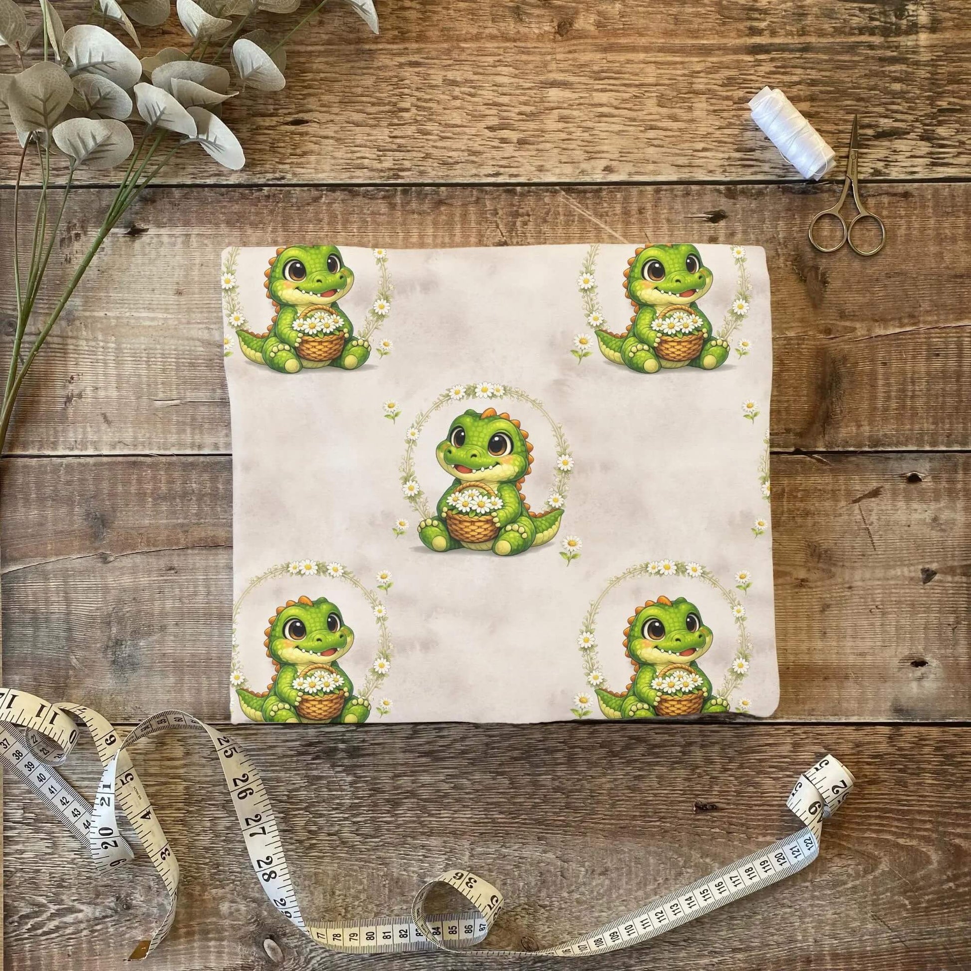 Krokodil Rib Jersey Stoff Kinder – Rib Jersey Stoff Meterware
