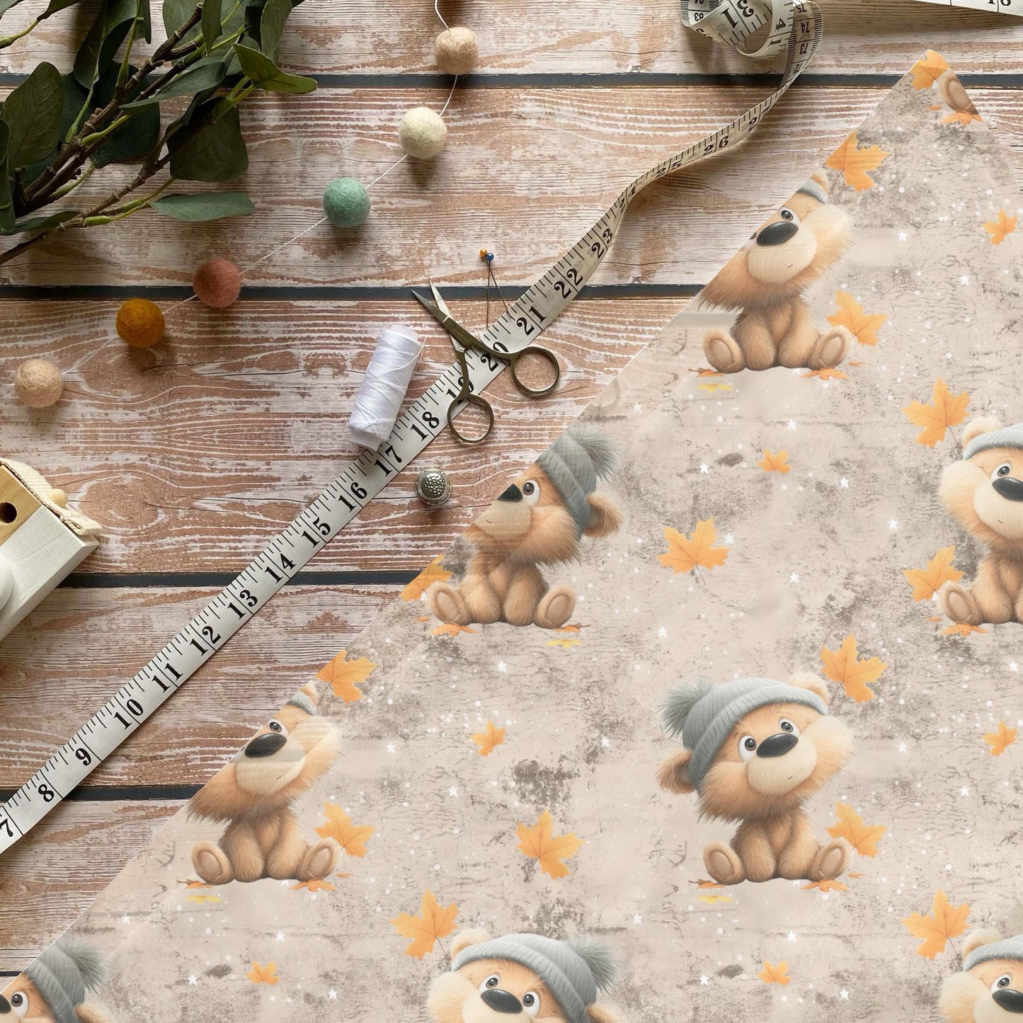 „French Terry Meterware in Erdtönen – perfekt für Pullover & Pumphosen“