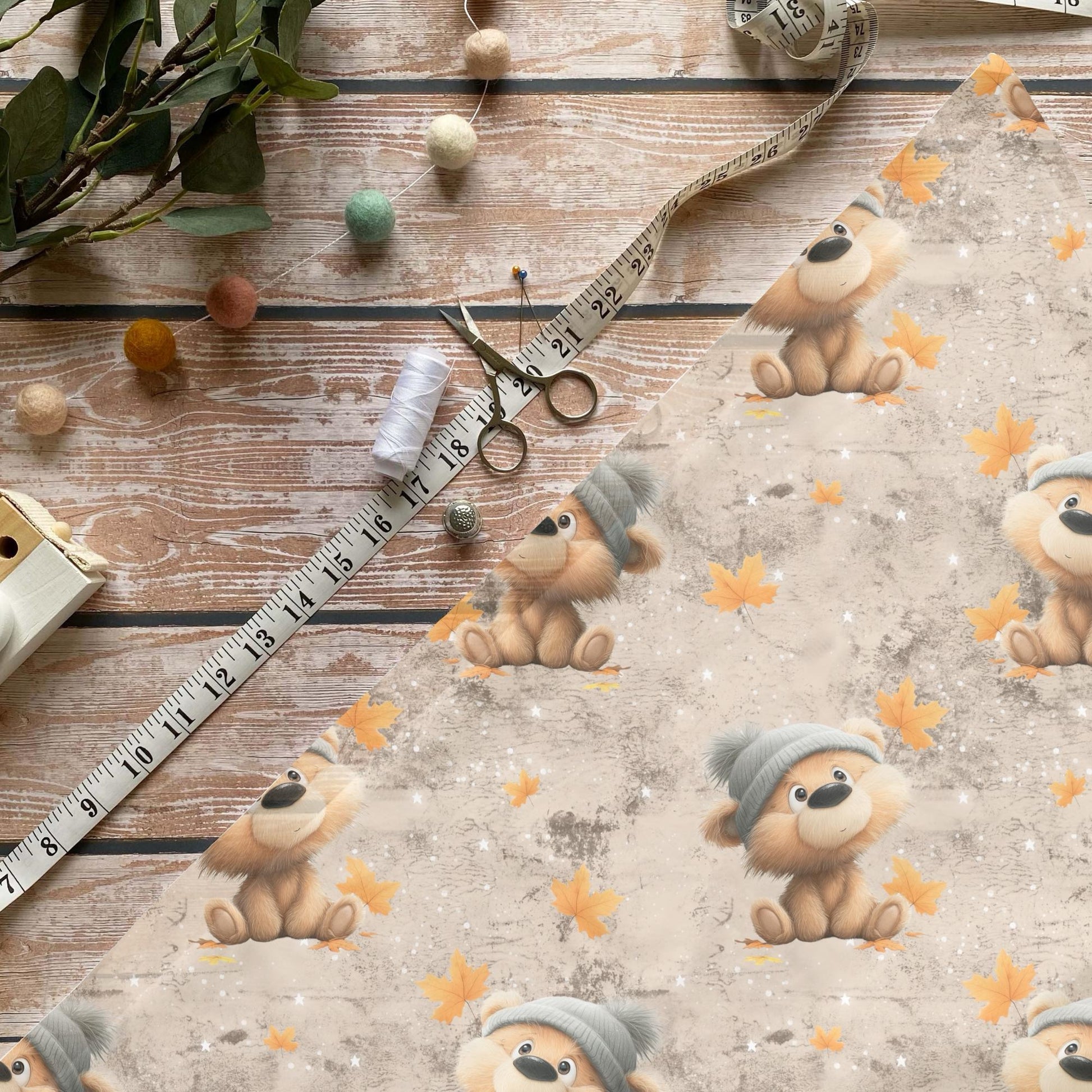 „French Terry Meterware in Erdtönen – perfekt für Pullover & Pumphosen“