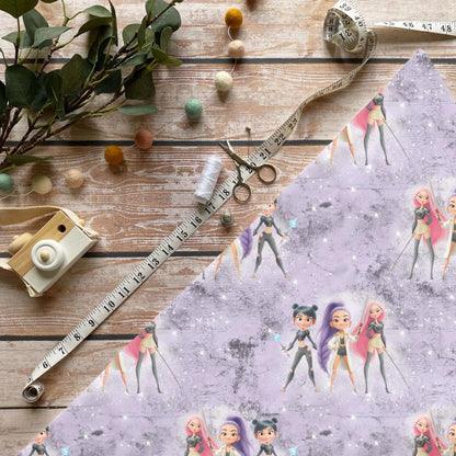 „French Terry Meterware in Violett – perfekt für Pullover & Pumphosen“