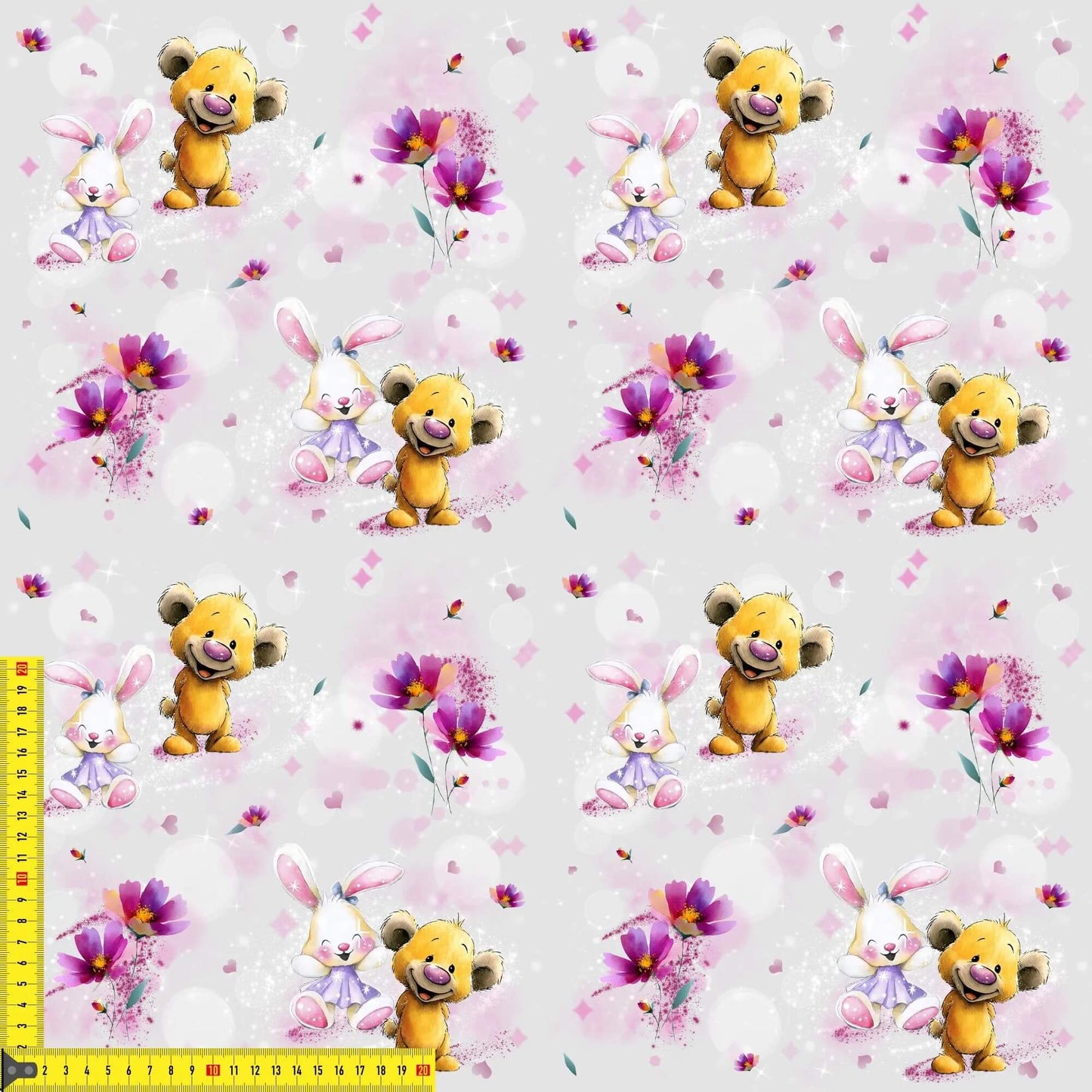 „French Terry Meterware mit Tierduo – perfekt für Pullover & Pumphosen“