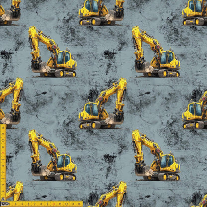 „French Terry Meterware mit Bagger – perfekt fuer Pullover & Pumphosen“