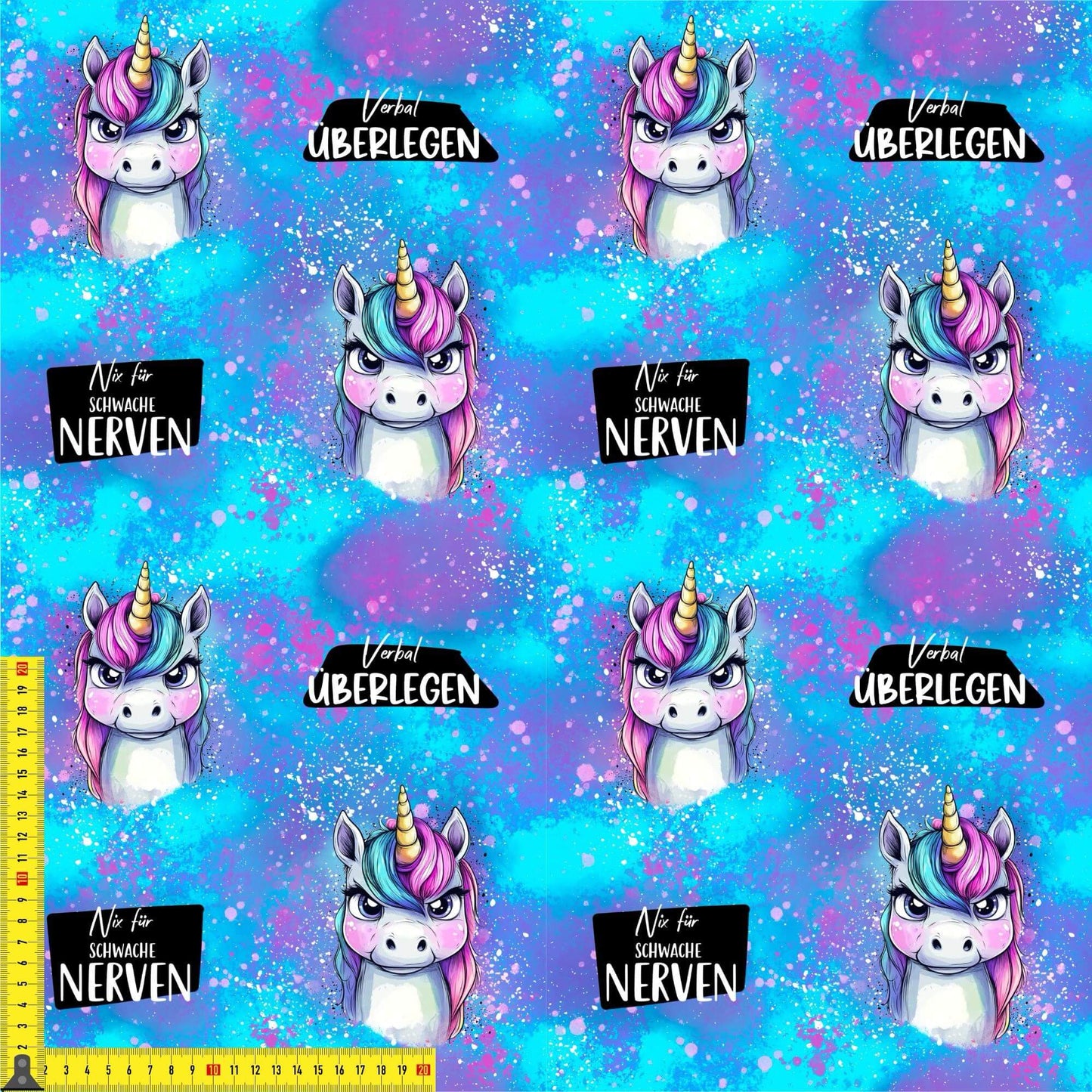 „French Terry Meterware mit Glitzerpony – perfekt für Pullover & Pumphosen“