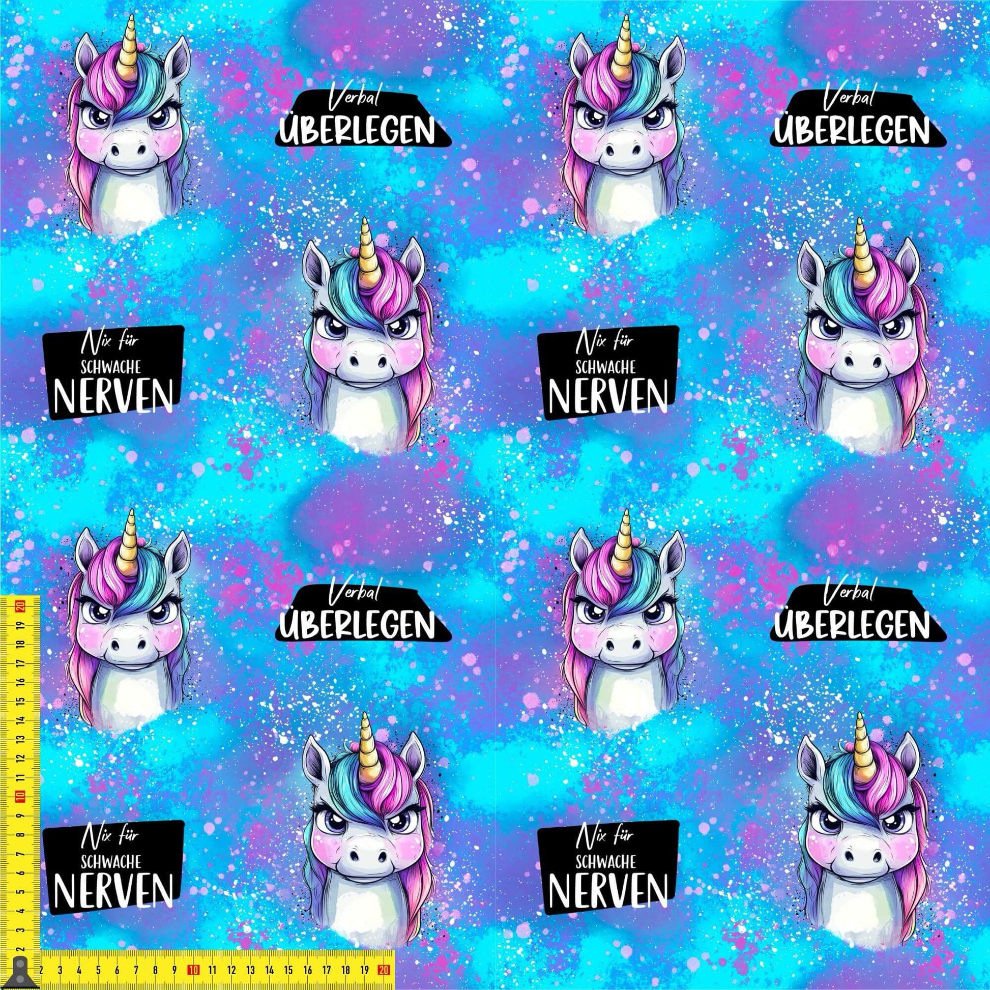 „French Terry Meterware mit Glitzerpony – perfekt für Pullover & Pumphosen“