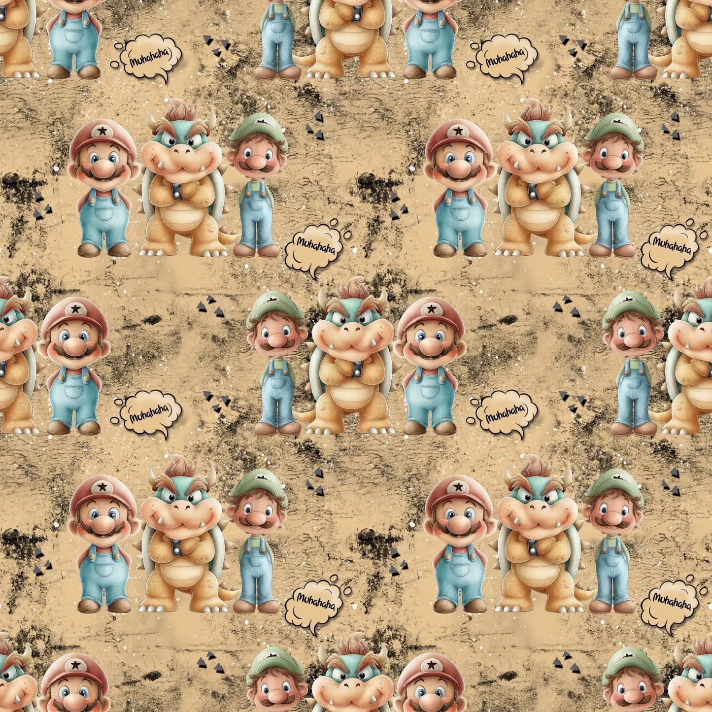 „French Terry Meterware mit Spielmotiv – perfekt für Pullover & Pumphosen“