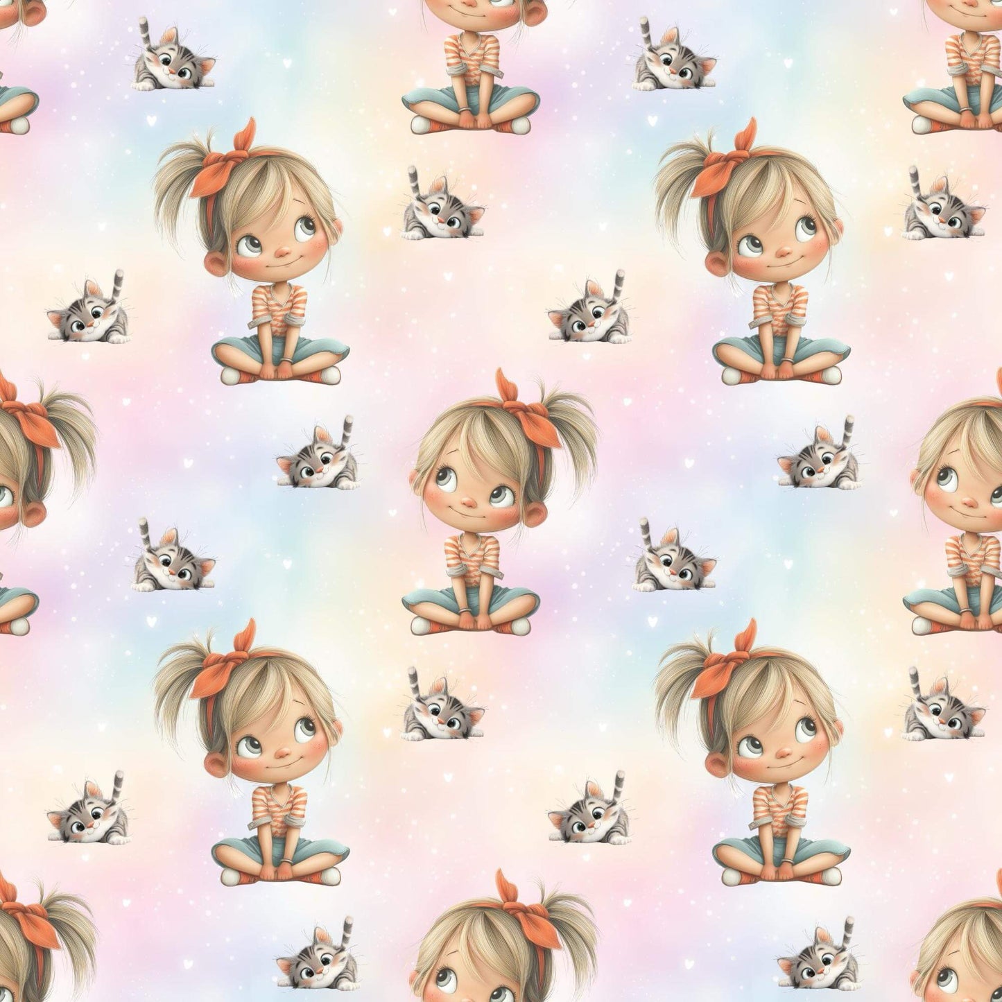 „French Terry Meterware mit Tierfreundin – perfekt für Pullover & Pumphosen“