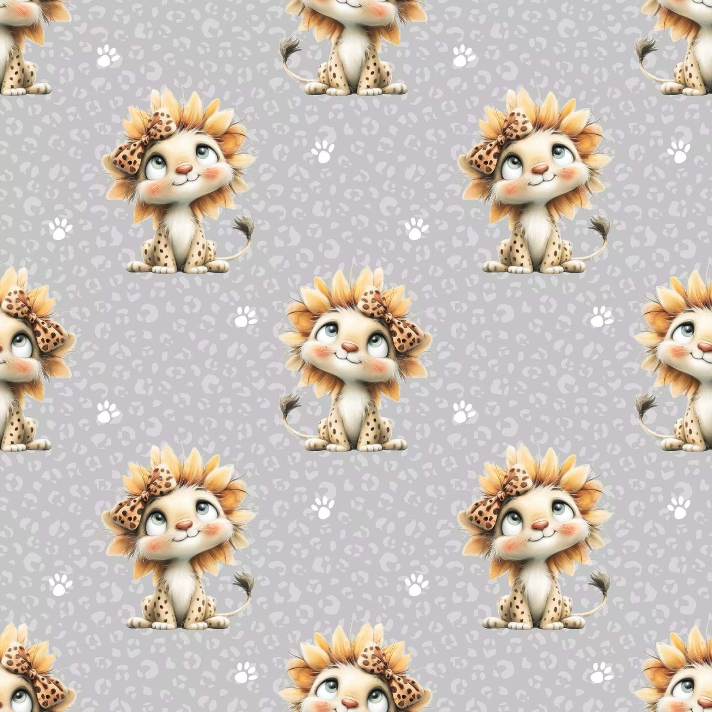 „French Terry Meterware mit Leopard – perfekt für Pullover & Pumphosen“