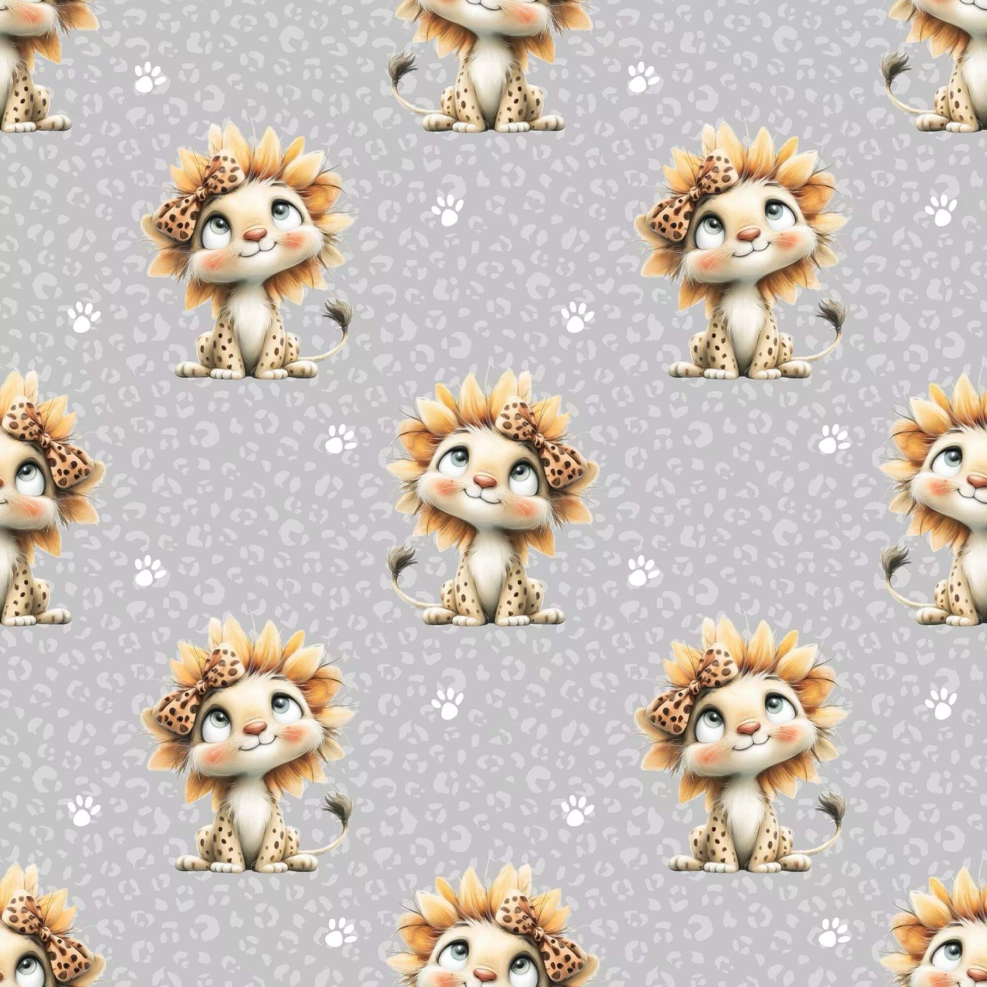 „French Terry Meterware mit Leopard – perfekt für Pullover & Pumphosen“