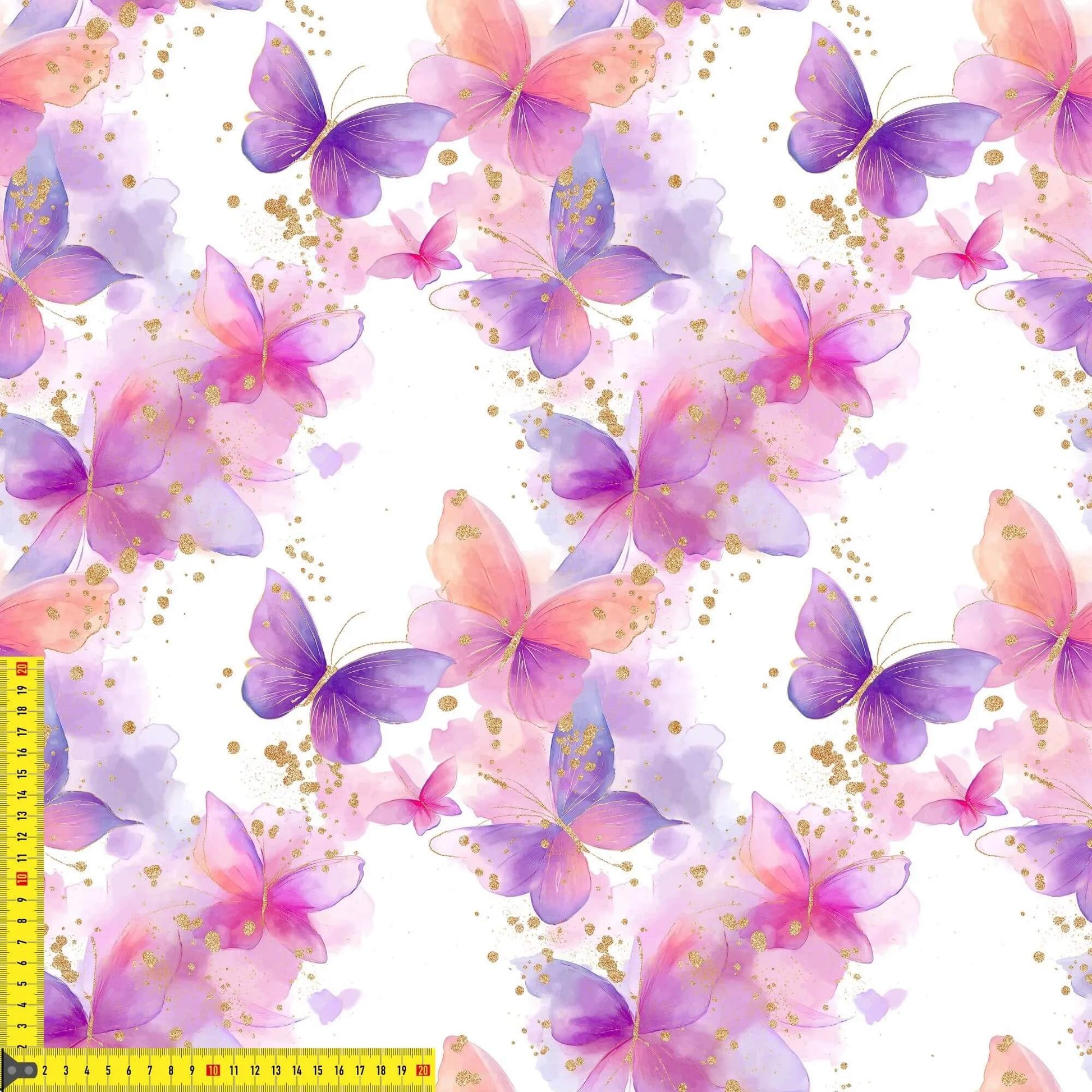 „French Terry Meterware mit Flügelzauber – perfekt für Pullover & Pumphosen“