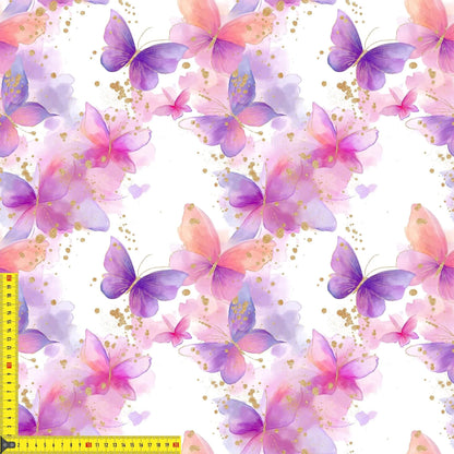 „French Terry Meterware mit Flügelzauber – perfekt für Pullover & Pumphosen“