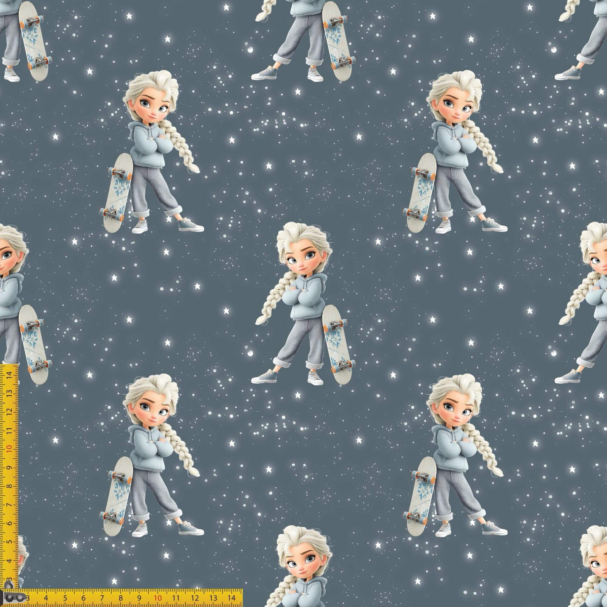 „French Terry Meterware mit Girlpower – perfekt für Pullover & Pumphosen“