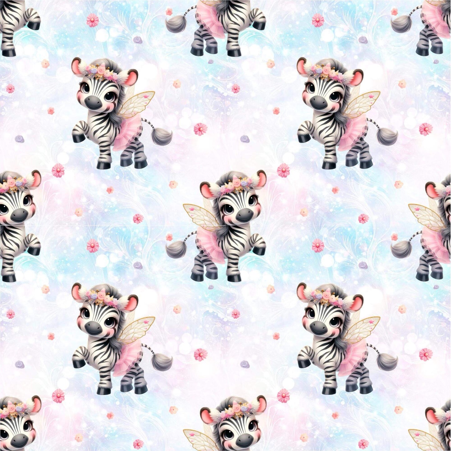 „French Terry Meterware mit Zauberzebra – perfekt für Pullover & Pumphosen“