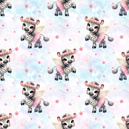 „French Terry Meterware mit Zauberzebra – perfekt für Pullover & Pumphosen“