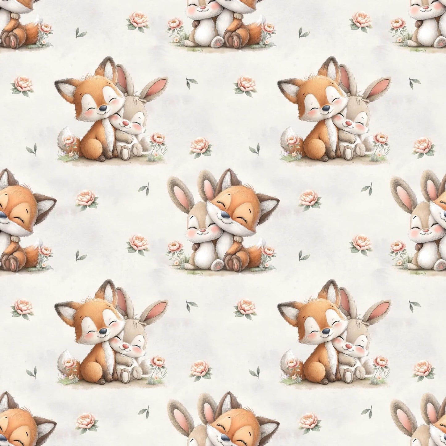 „French Terry Meterware mit Waldflair – perfekt für Pullover & Pumphosen“