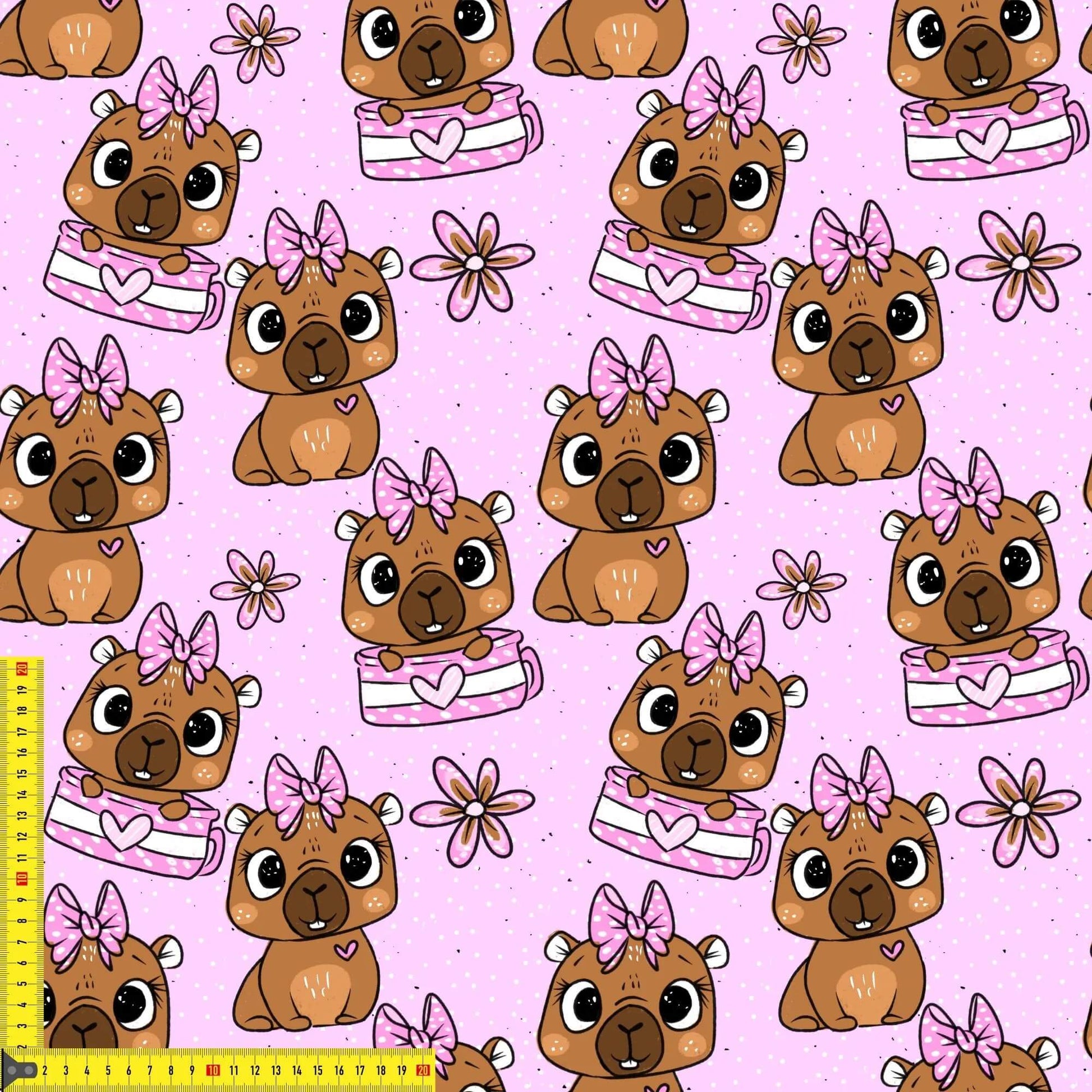 „French Terry Meterware mit Herzflair – perfekt für Pullover & Pumphosen“