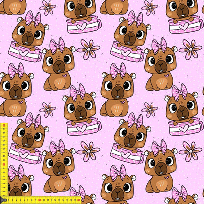 „French Terry Meterware mit Herzflair – perfekt für Pullover & Pumphosen“