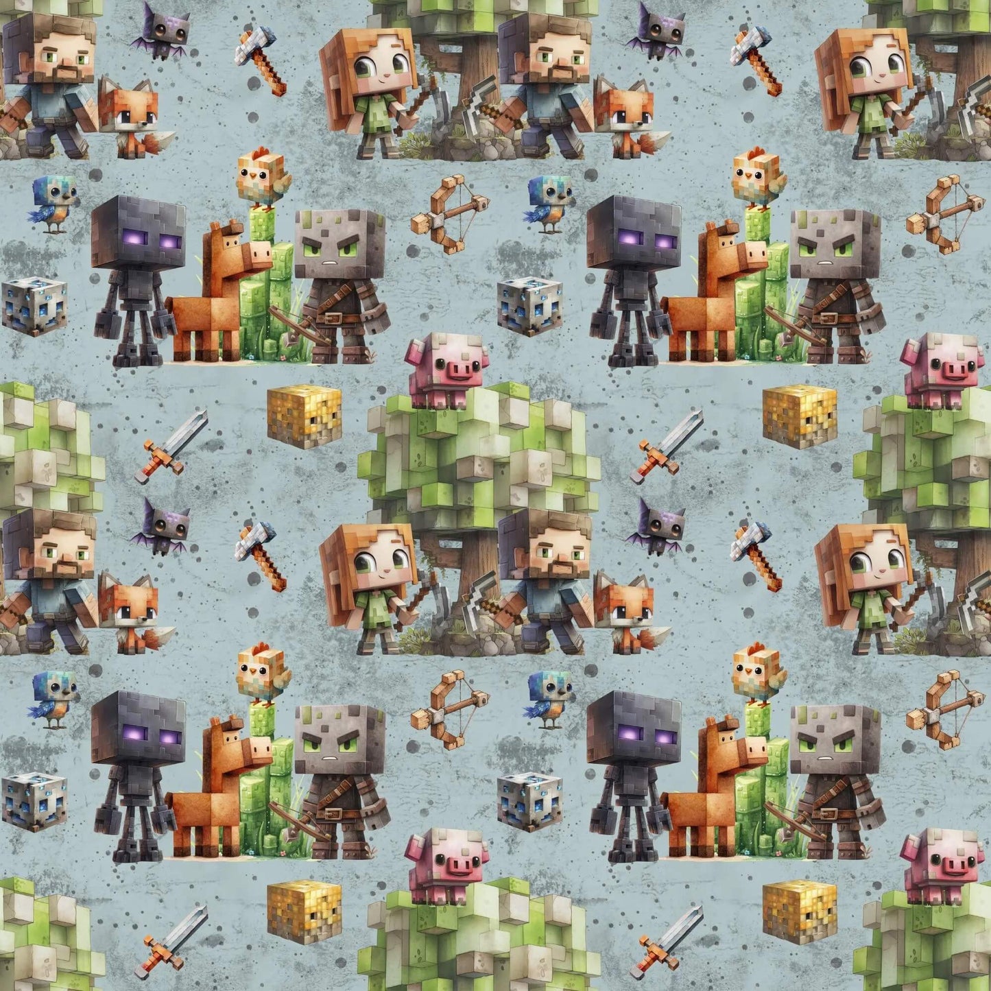 „French Terry Meterware mit Abenteuerflair – perfekt für Pullover & Pumphosen“