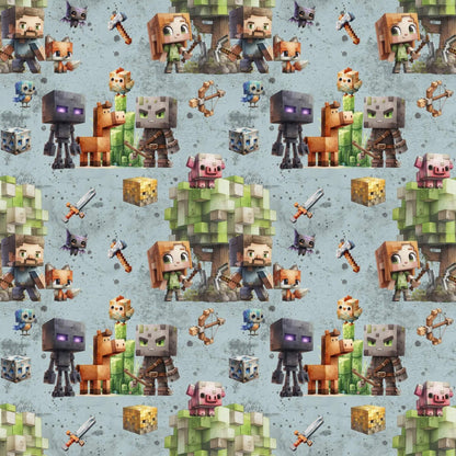 „French Terry Meterware mit Abenteuerflair – perfekt für Pullover & Pumphosen“