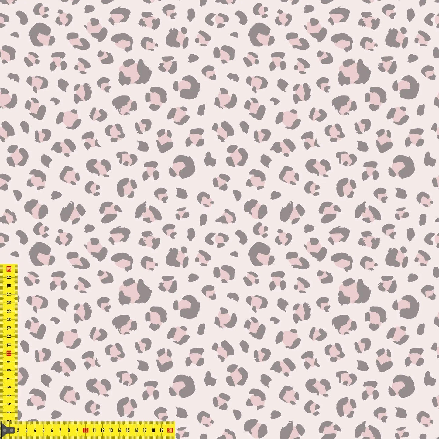 „French Terry Meterware mit Leo-Design – perfekt für Pullover & Pumphosen“