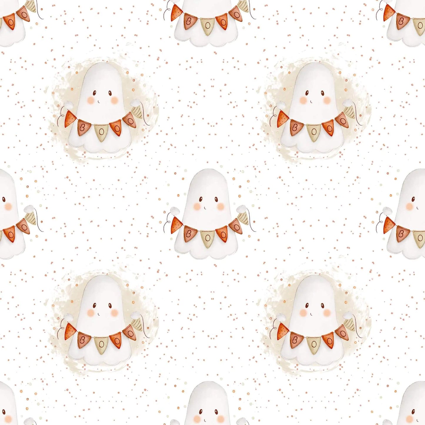 „French Terry Meterware mit Geist Design – perfekt fuer Pullover & Pumphosen“