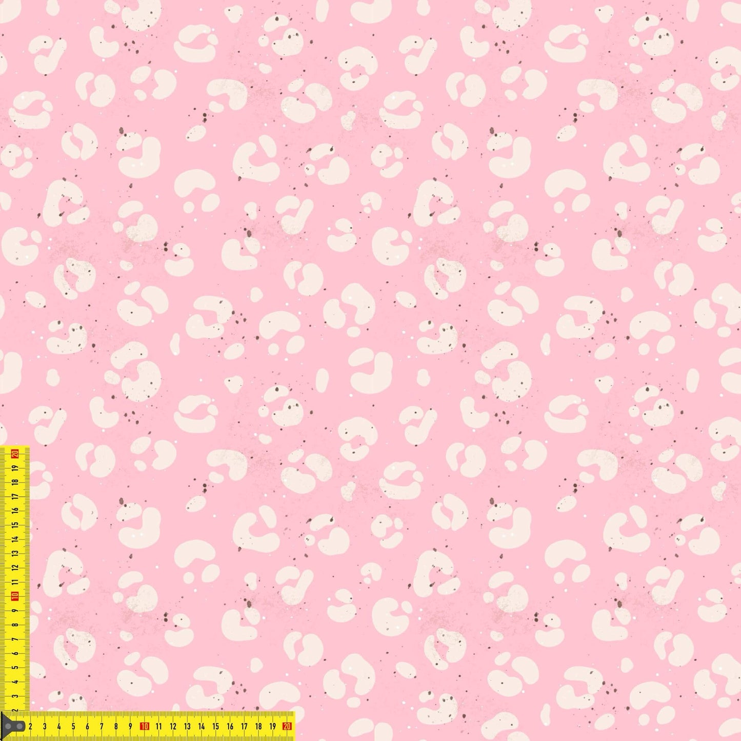 „French Terry Meterware mit Herzmuster – perfekt für Pullover & Pumphosen“