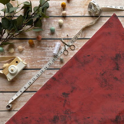 French Terry Baumwollstoff Rot OEKO-TEX zertifiziert für Kinderkleidung