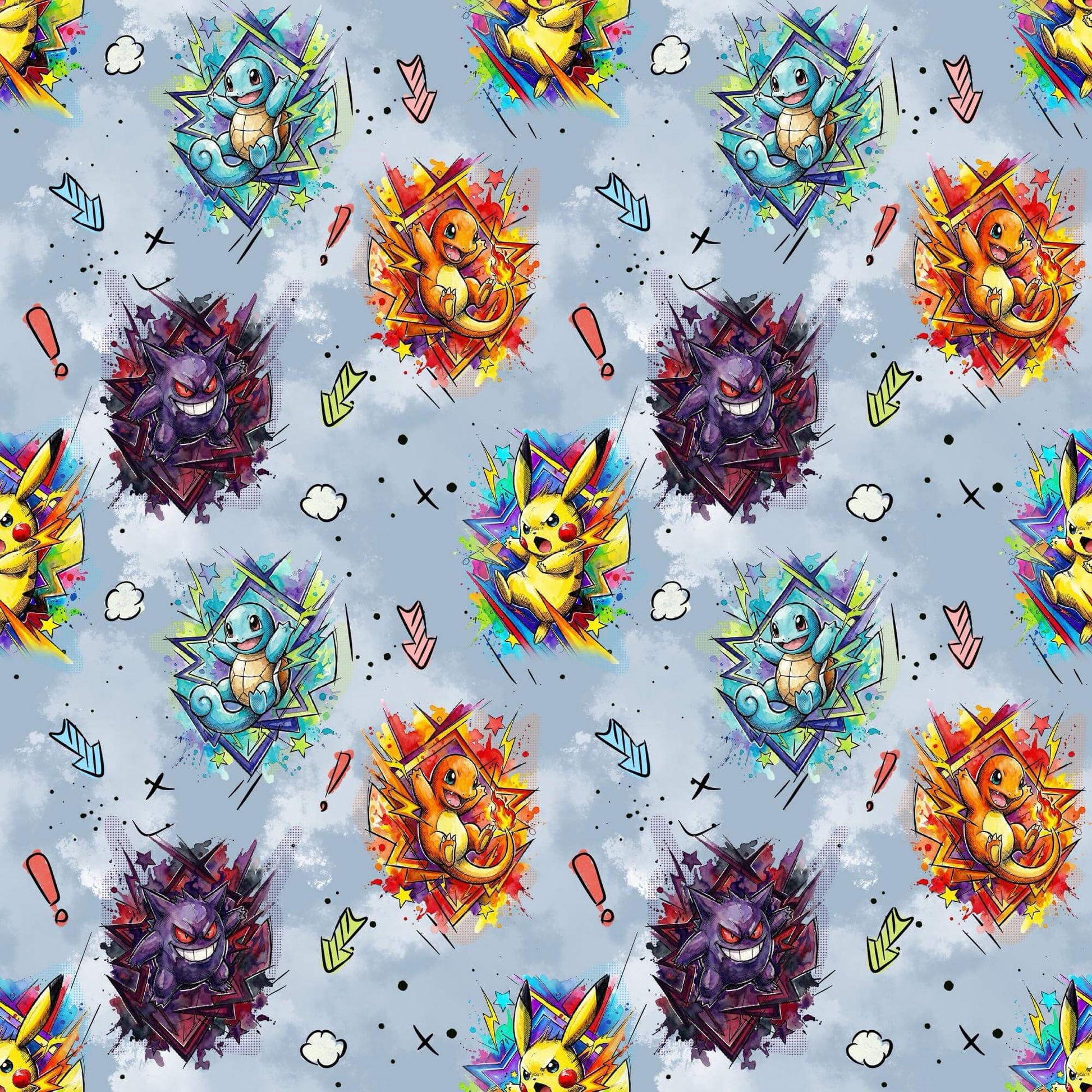 OEKO‑TEX 100 Baumwollstoff mit farbenstarkem Motiv