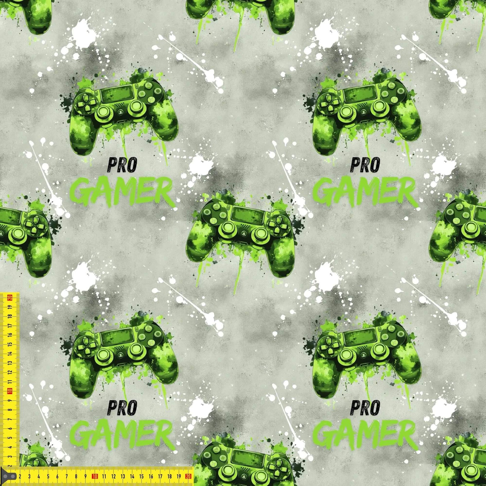 OEKO‑TEX 100 Baumwollstoff mit Gaming‑Design