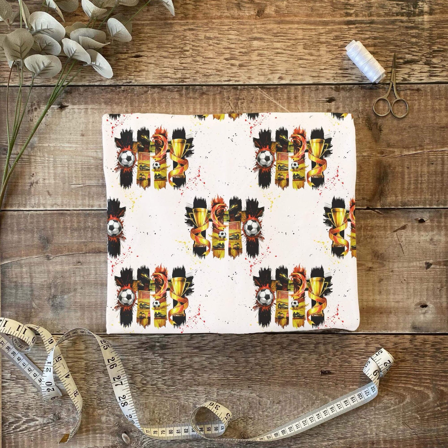 Fußball Helden Musselin – leichter Stoff für sportliche Kinderkleidung
