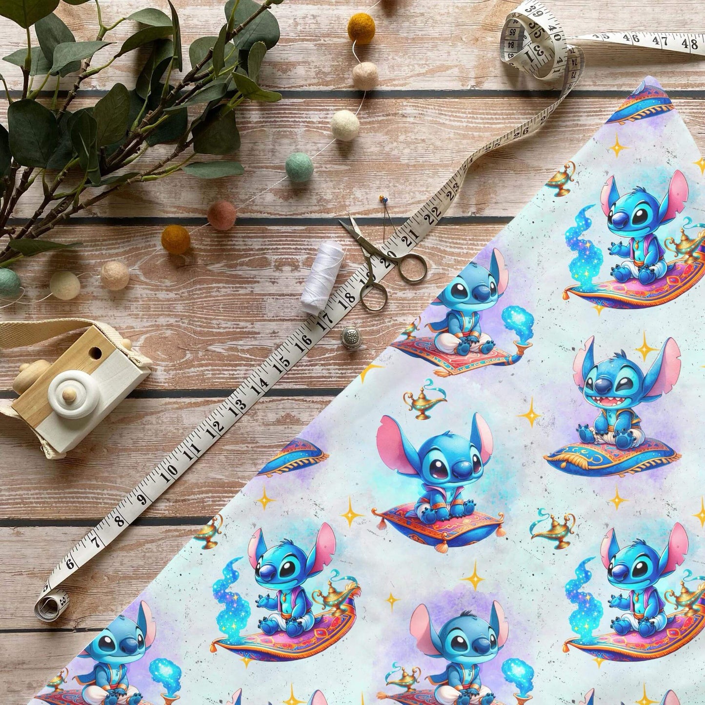 Stoff Meterware fliegender Ohana Jersey Kinderstoff
