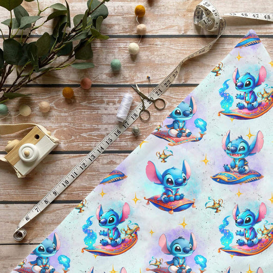 Stoff Meterware fliegender Ohana Jersey Kinderstoff
