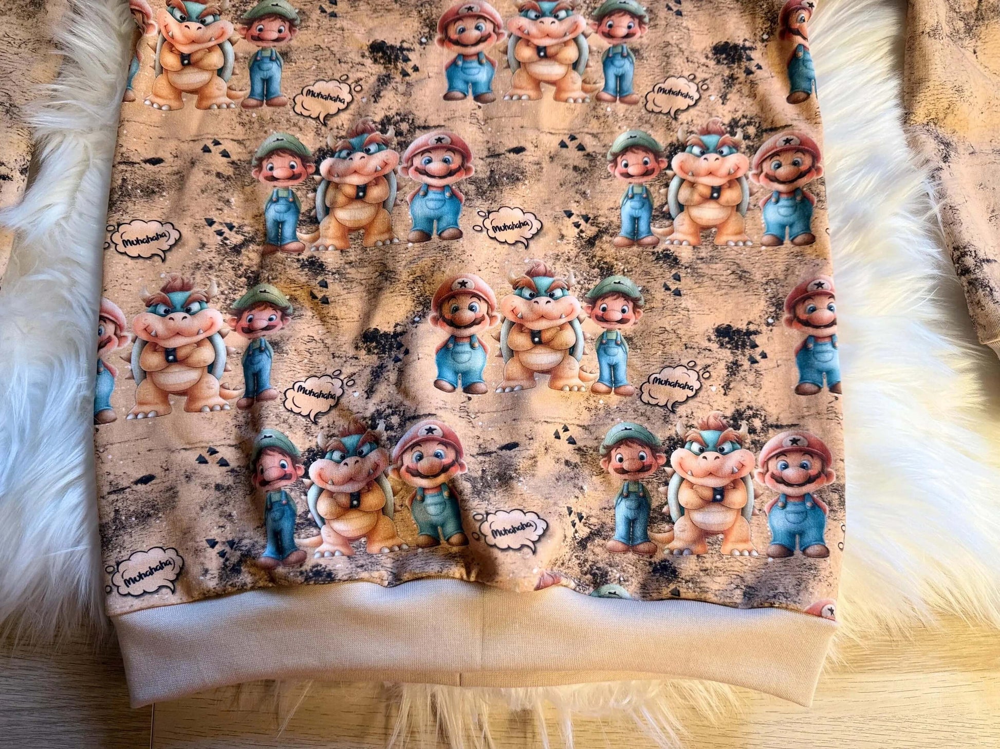 Sweatshirt mit Schleiferlwerk Schnittmuster und buntem Design