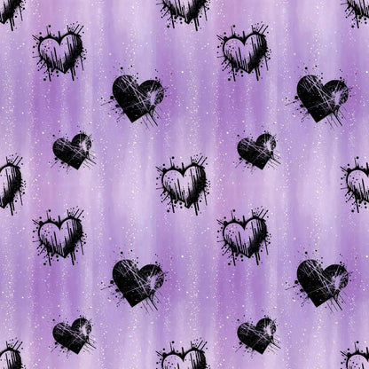 Kinderstoffe und Babystoffe Purple Rebel Stoff Meterware OEKO TEX 100 zertifiziert
