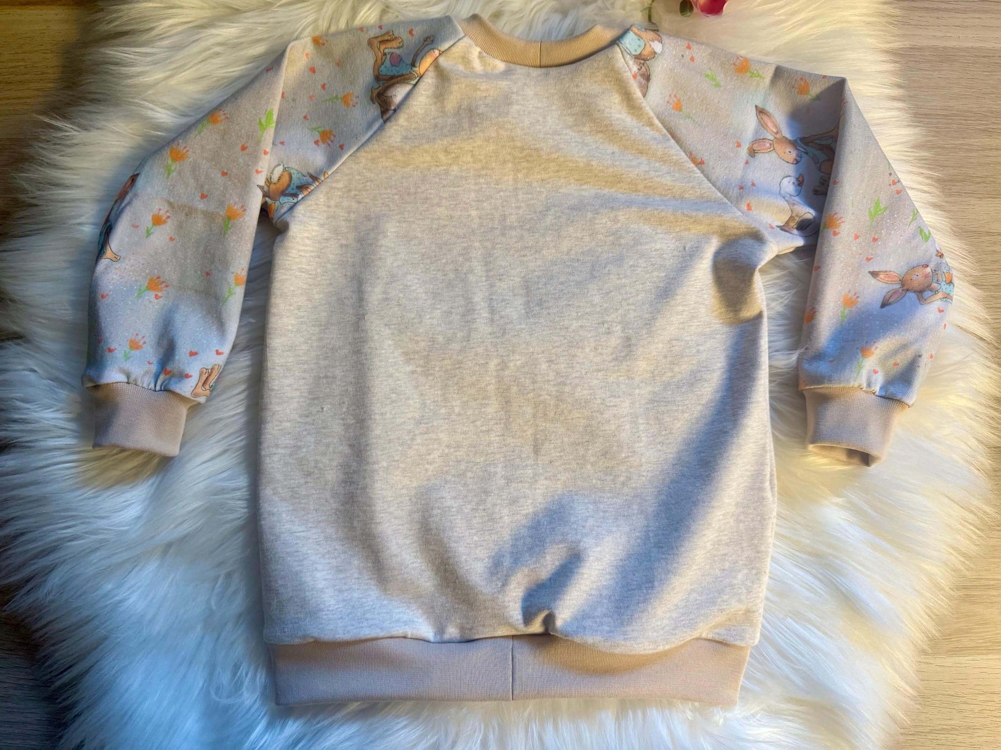 Kinder Set Größe 92 aus Jersey in Beige
