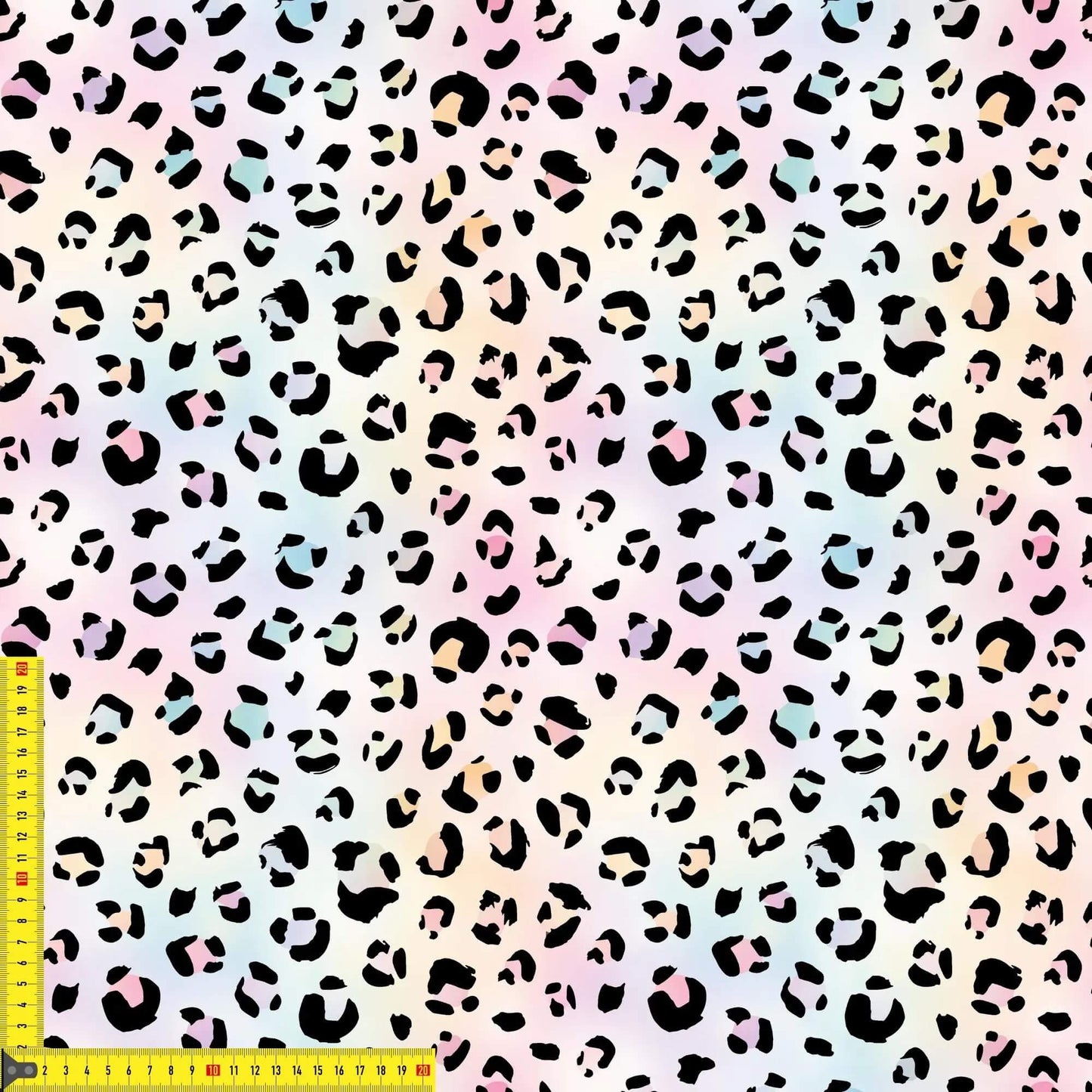 OEKO-TEX 100 zertifizierter Jersey mit buntem Animalprint für kreative Kinderprojekte