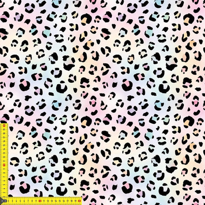 OEKO-TEX 100 zertifizierter Jersey mit buntem Animalprint für kreative Kinderprojekte