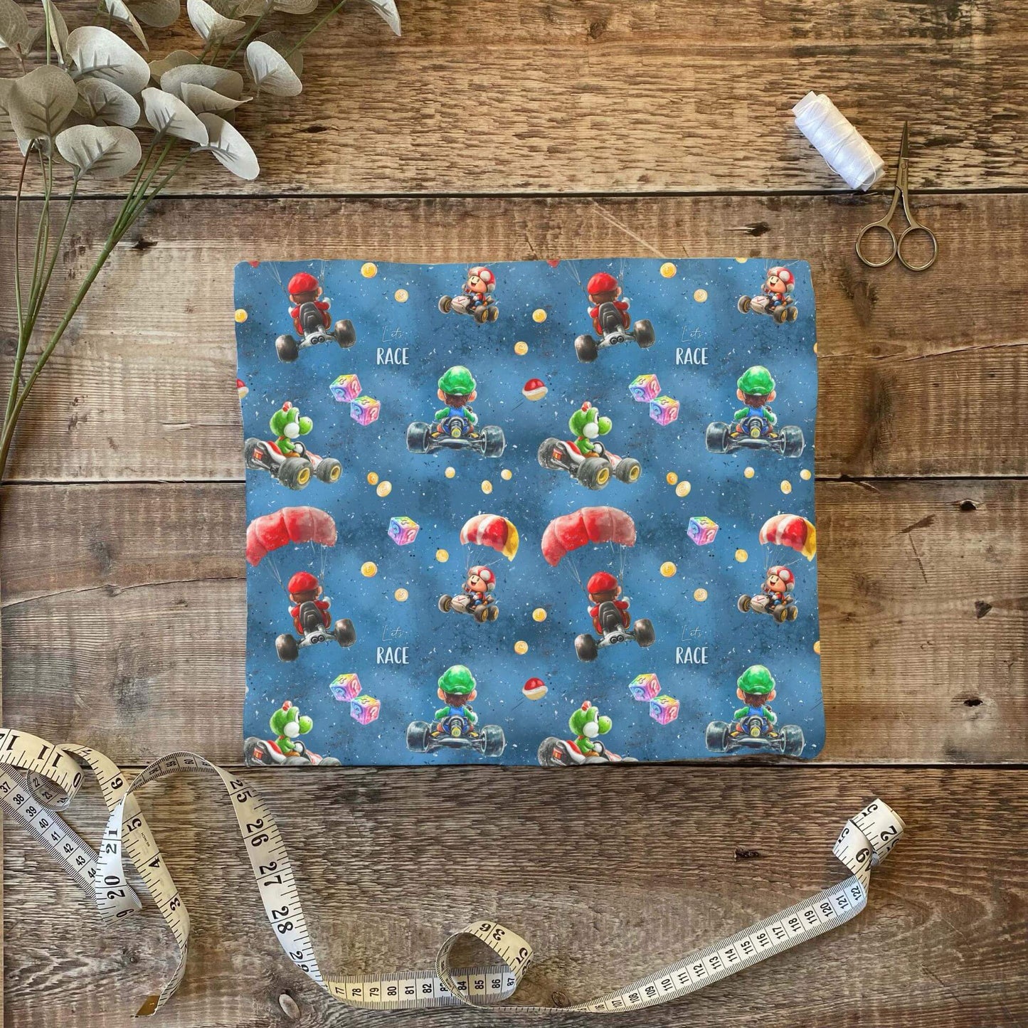 „Jersey Kinderstoff mit Gamingmotiv – OEKO-TEX zertifiziert & vielseitig kombinierbar“