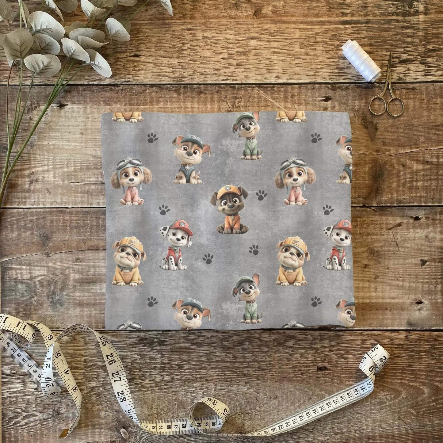 „Jersey Kinderstoff mit Hundemotiv – OEKO-TEX zertifiziert & vielseitig kombinierbar“