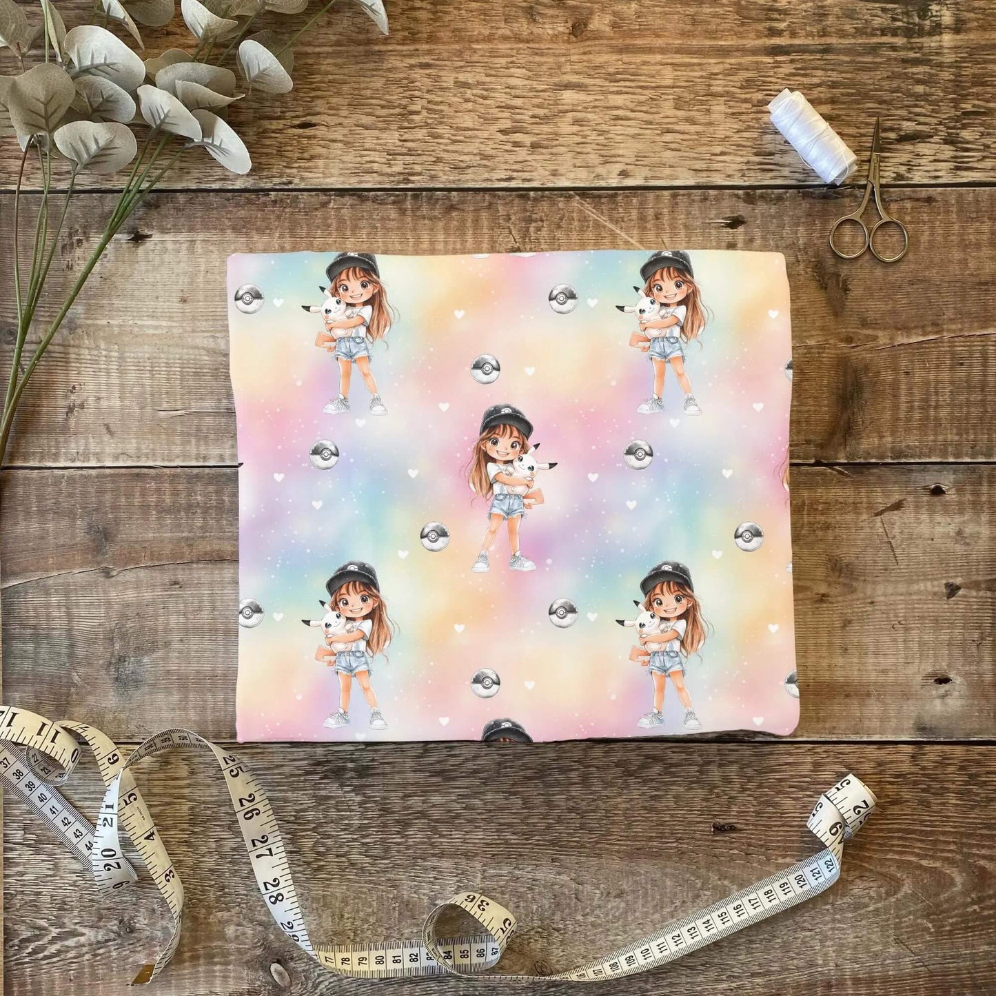 „Jersey Kinderstoff mit Spielmotiv – OEKO-TEX zertifiziert & liebevoll illustriert“