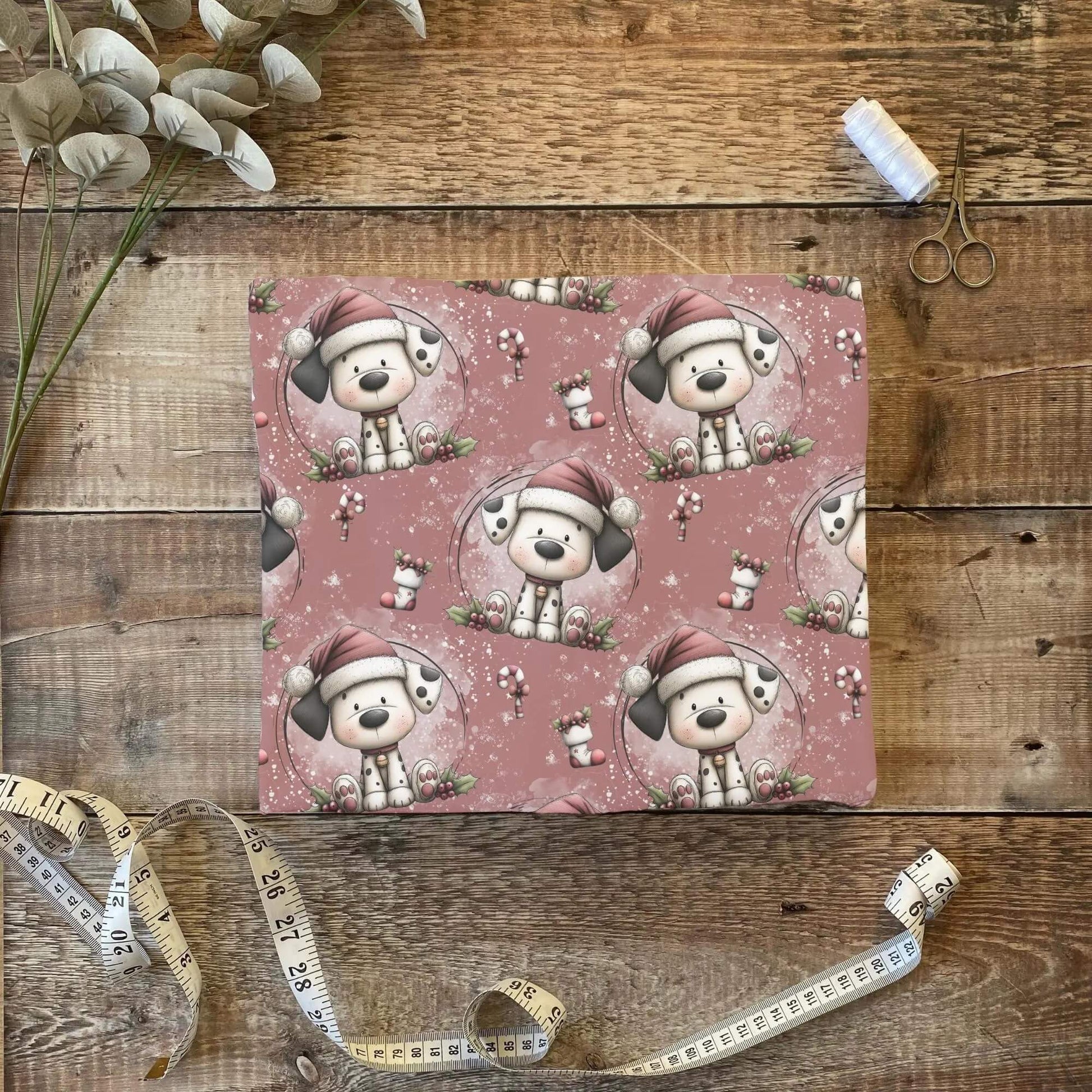 „Jersey Kinderstoff mit Weihnachtsmotiv – OEKO-TEX zertifiziert & liebevoll illustriert“