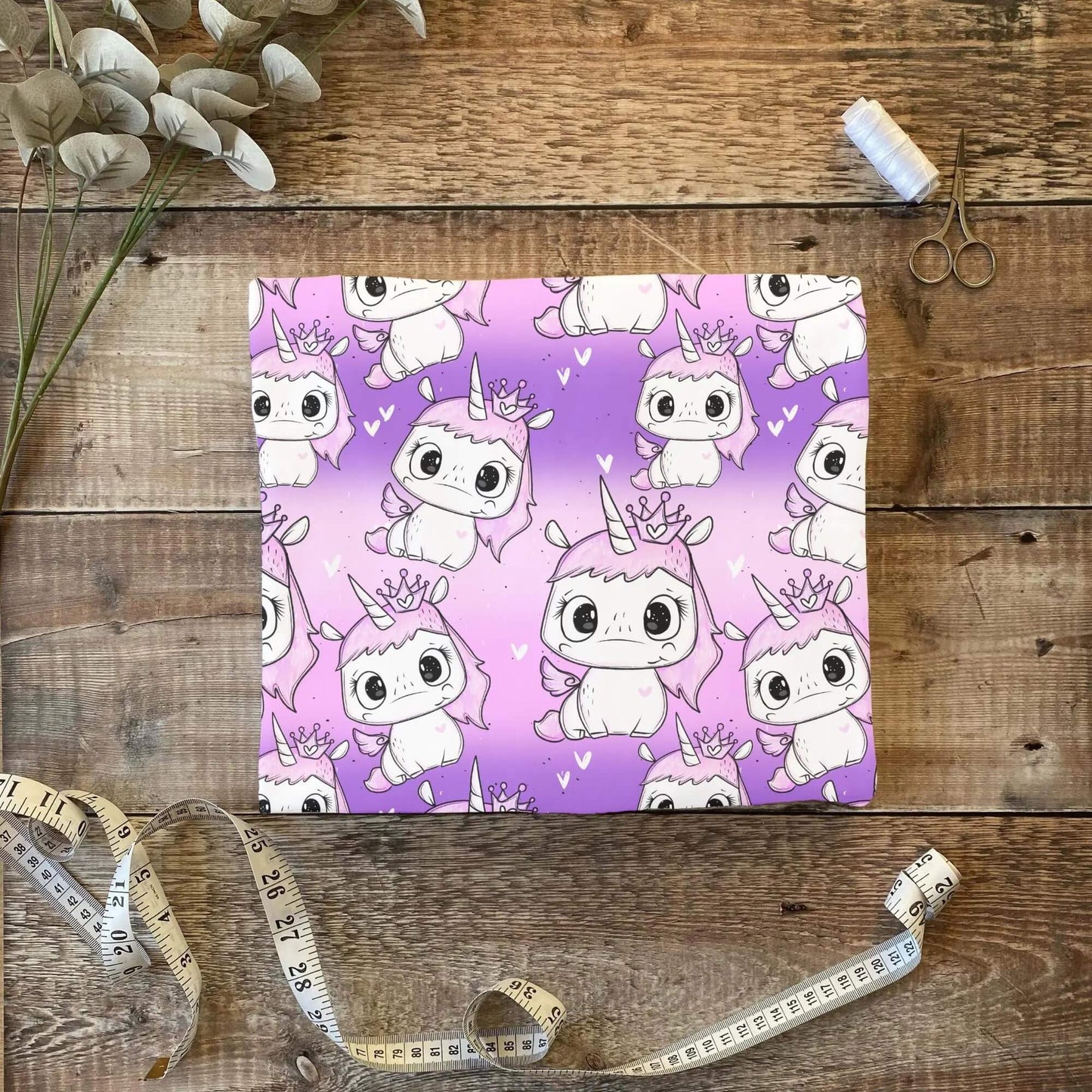 „Jersey Kinderstoff mit Einhornmotiv – OEKO-TEX zertifiziert & vielseitig kombinierbar“