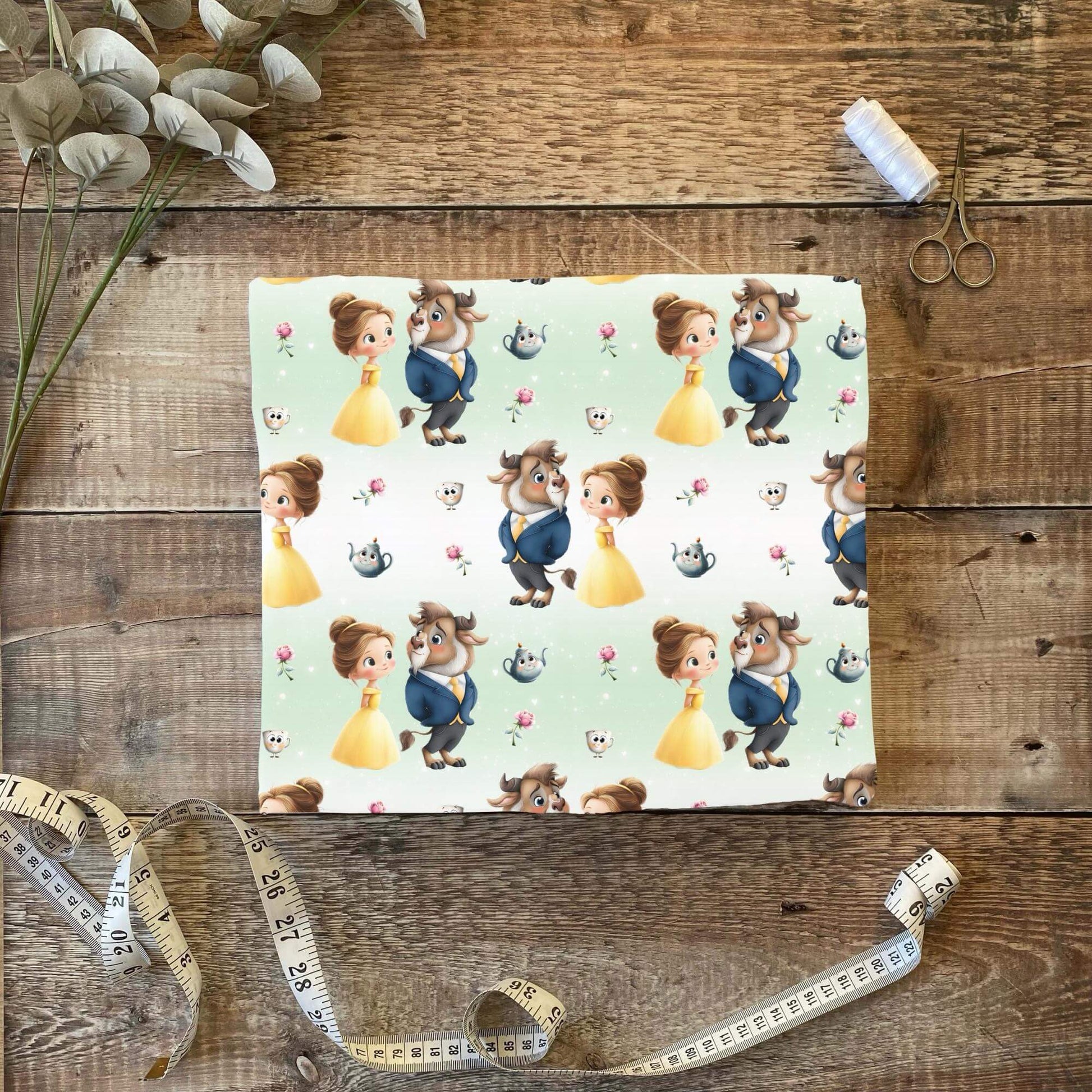 „Jersey Kinderstoff mit Tanzmotiv – OEKO-TEX zertifiziert & liebevoll illustriert“