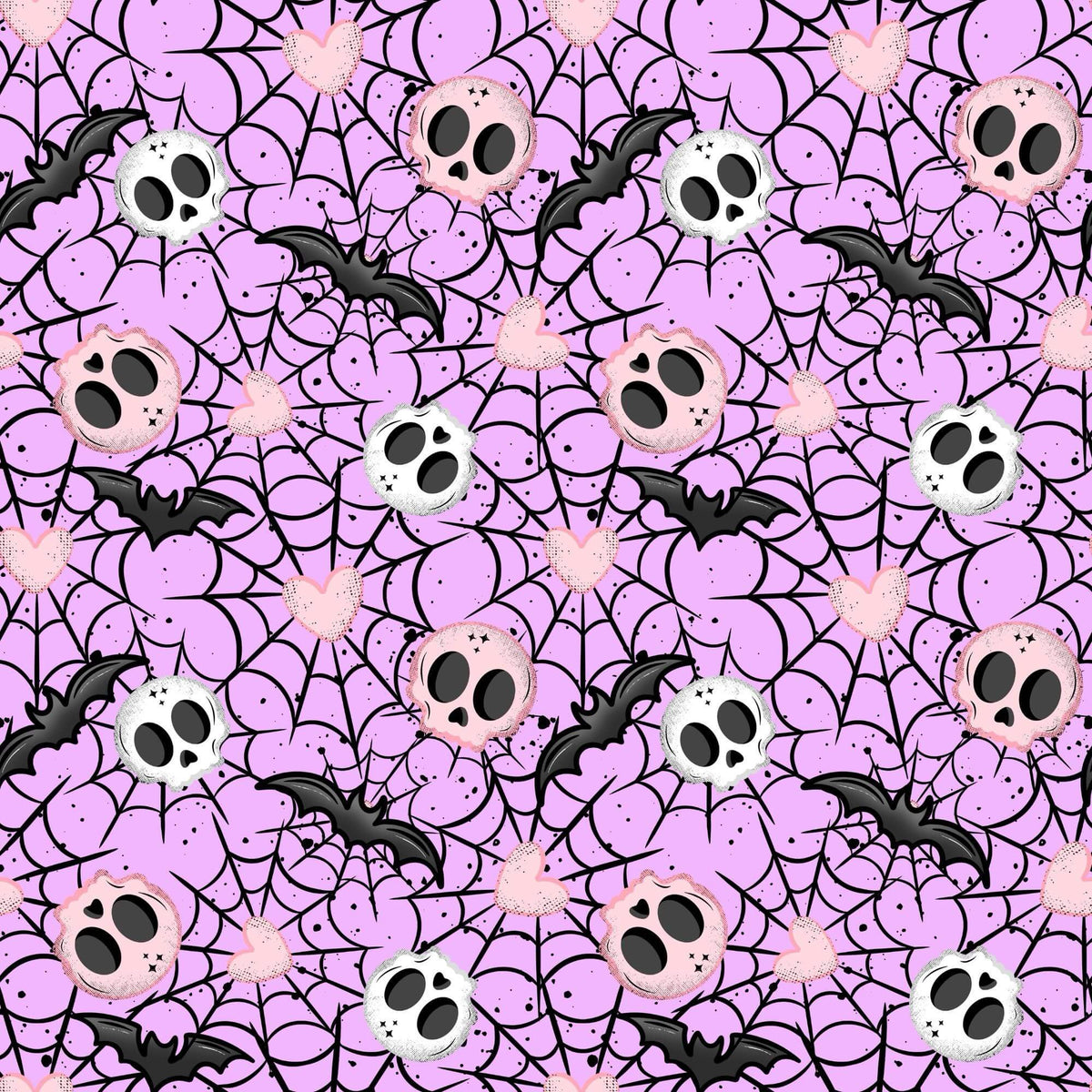Skull Love Musselin und Softshell Stoff Meterware mit Maßband, Stoff Meterware online kaufen