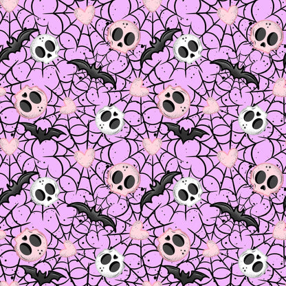 Skull Love Musselin und Softshell Stoff Meterware mit Maßband, Stoff Meterware online kaufen