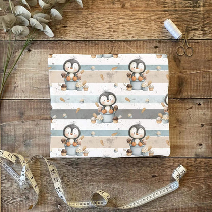 Kinderstoff mit Pinguin-Motiv als 0,5m Sofortkauf Lagerware