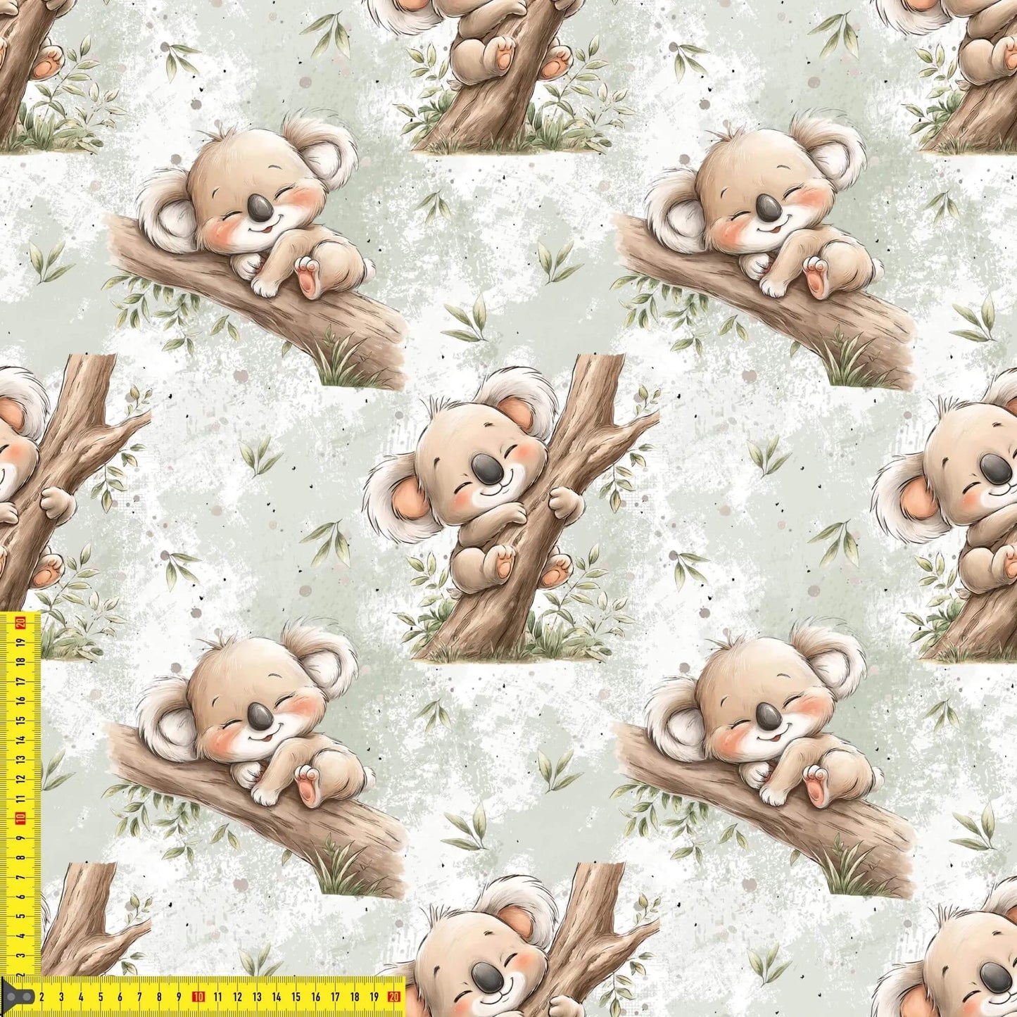 Koala Kuscheltraum Kinderstoff auf Jersey – Koala‑Motiv OEKO‑TEX 100
