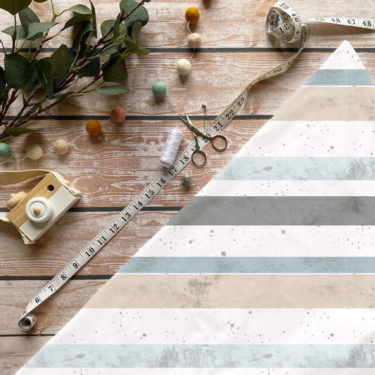 „Kombi Streifen Stoff Meterware – ideal fuer Kinderkleidung & Kombistoffe“